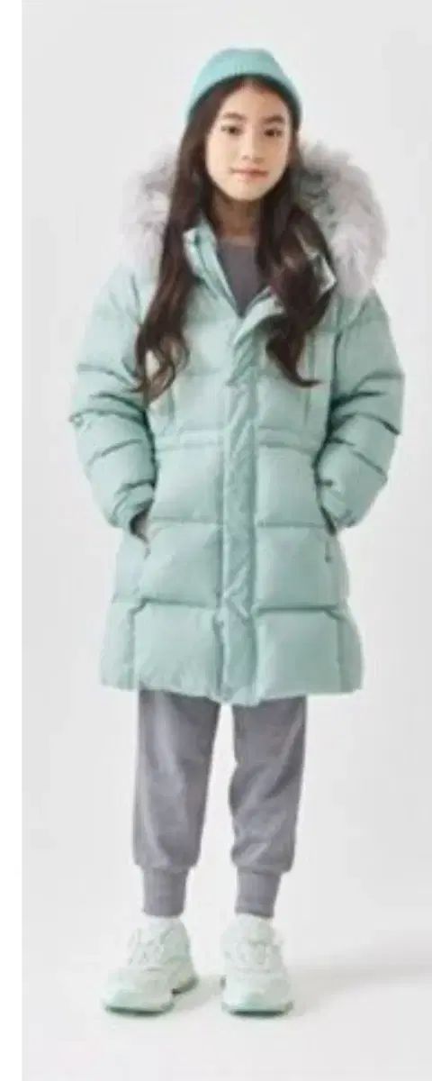 145 ブラックヤク キッズ ミント色 リリー ダウン ダウン 状態良し 高品質