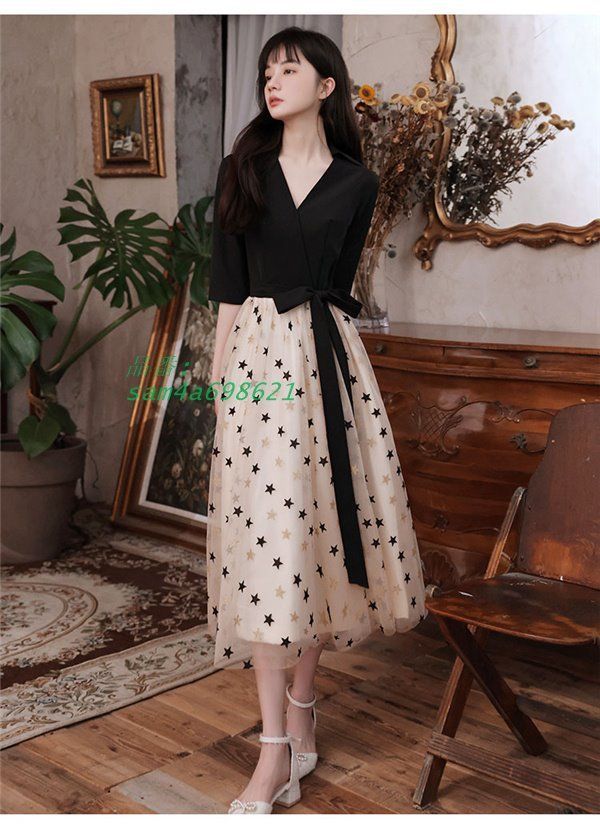 実力 黒 ステージ パーティー 衣装 舞台 コンサート フォーマル 30代 レディース 音楽会 花嫁 発表会 結婚式 演奏会 20代 40代 am4a698621 寓話的な