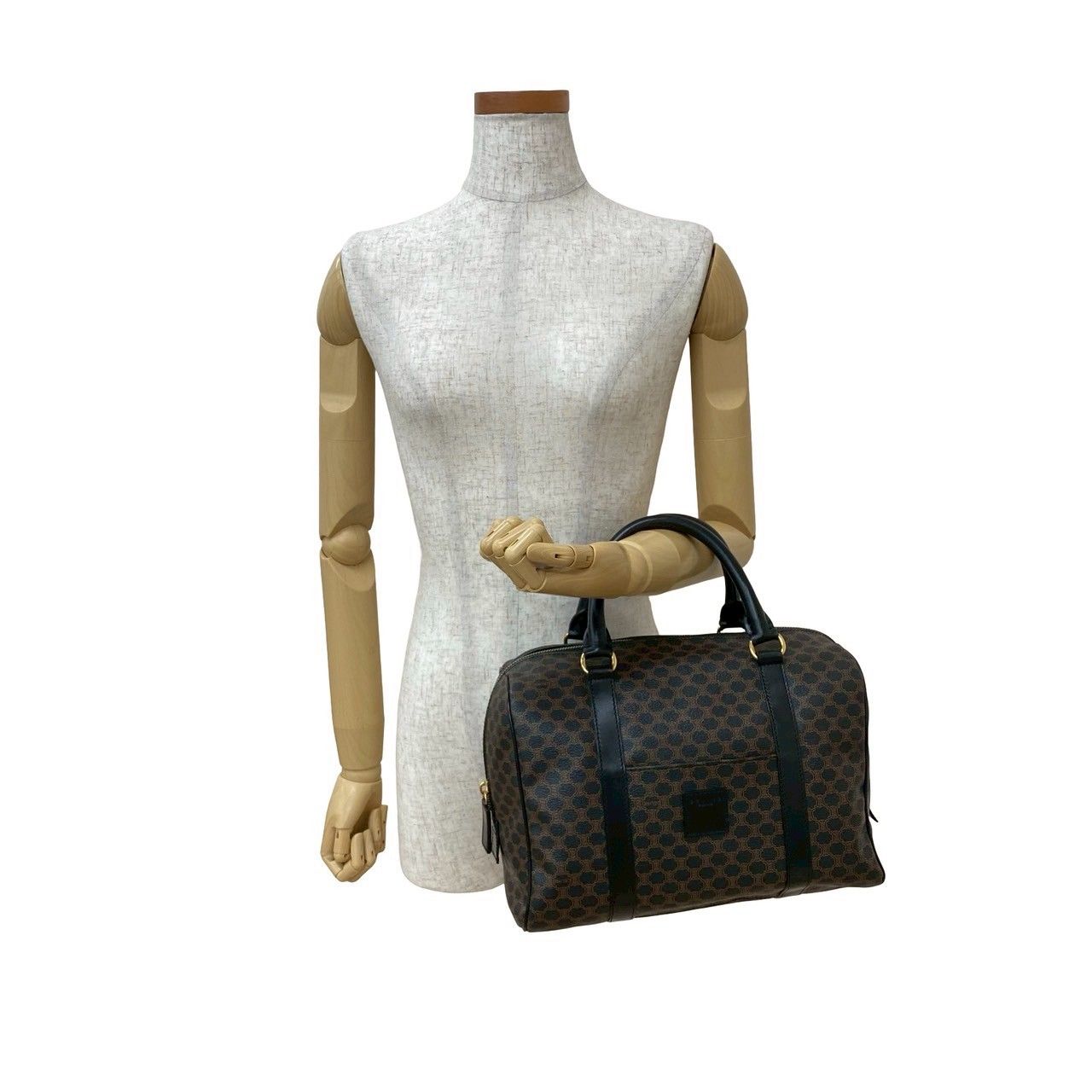 極 美品 CELINE セリーヌ マカダム ブラゾン ヴィンテージ