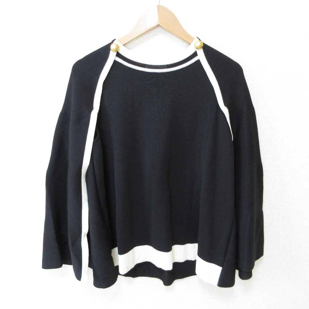 ふゆ様限定♡セブンテンバイミホカワヒト♡カットスリーブジャガードニット♡黒 SEVENTEN セブンテン フラワーラメジャガードニット 新品未使用