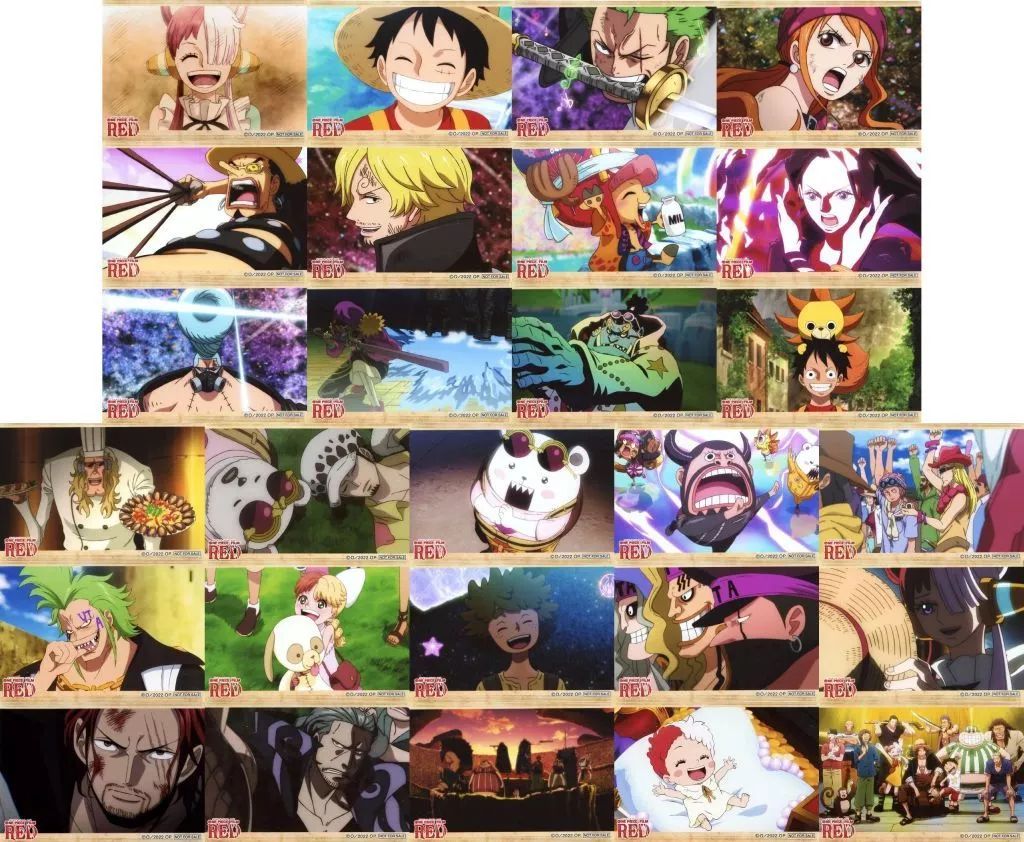 中古】キャラカード 全27種セット 場面写ブロマイド 「ワンピース FILM