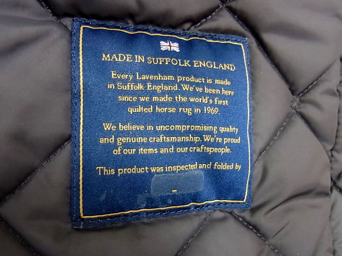 21AW 定価59,400円 コラボ◇LAVENHAM×SUNSPEL ウール キルティング  