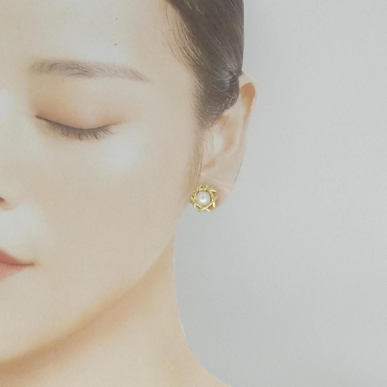 ティファニー アコヤパール ピアス 6.4mm - メルカリ 