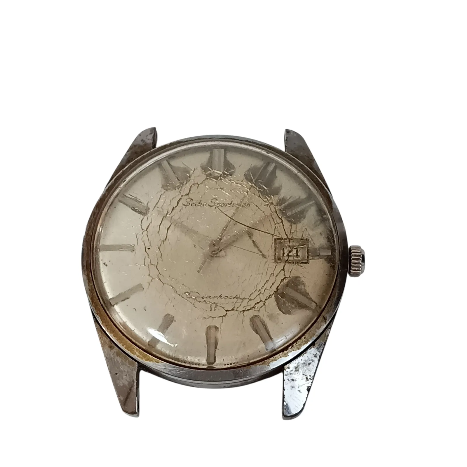 SEIKO セイコー 6602 7040 手巻 稼働 ヴィンテージ メンズ腕時計 セイコー スポーツマン17 6602-7040 ステンレス製 Cal.6602B 17石 手巻