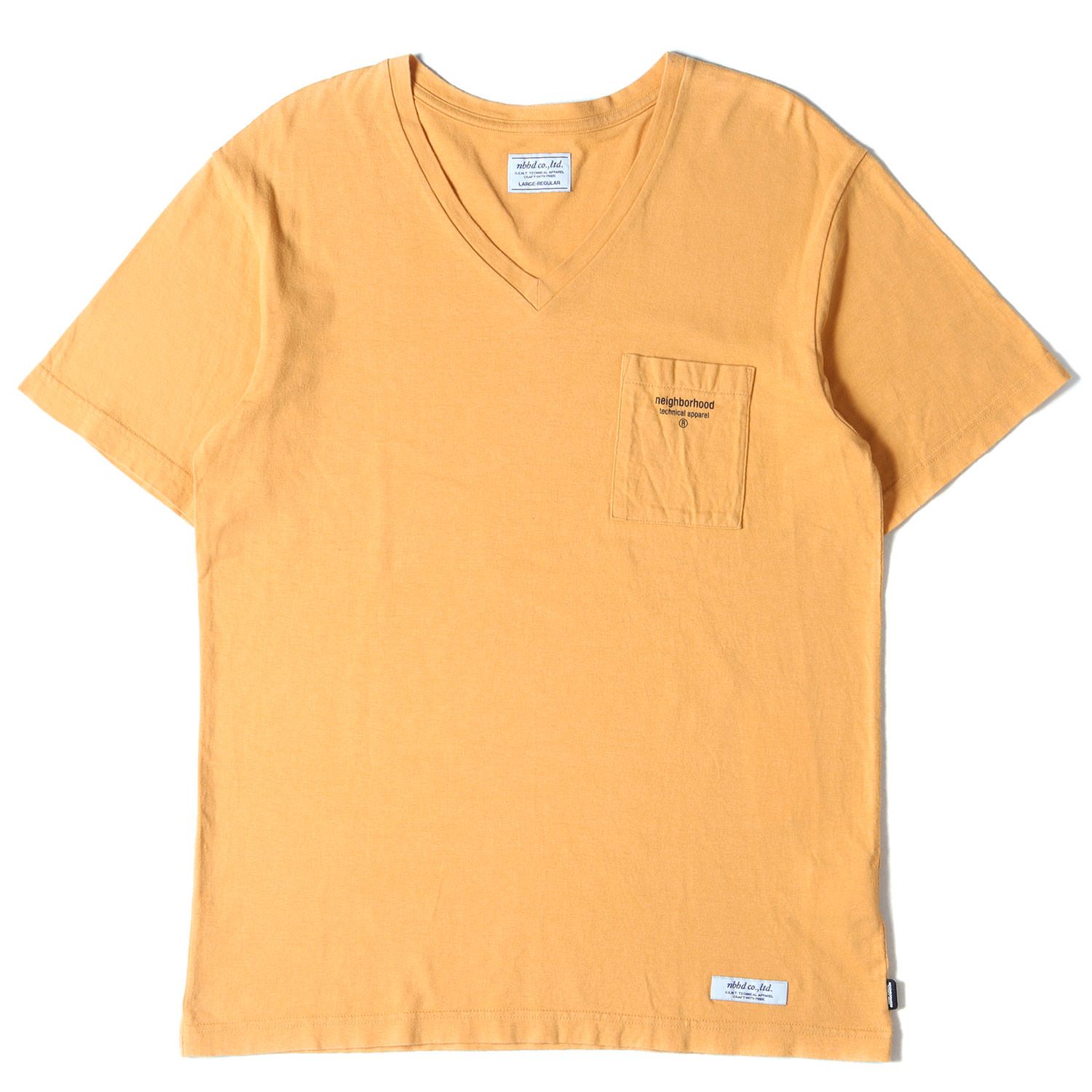 NEIGHBORHOOD ネイバーフッド Tシャツ サイズ:L ブランドロゴ Vネック