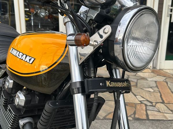 ゼファー400/χ/750 カワサキ純正 三又エンブレム 取付セット フォーク