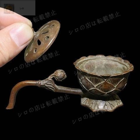 銅 細工 蓮華香炉 茶道具 香道具 装飾品 工芸品 美術品 置物 銅 細工 達磨祖師薫香炉 茶道具 香道具 装飾品 工芸品 置物