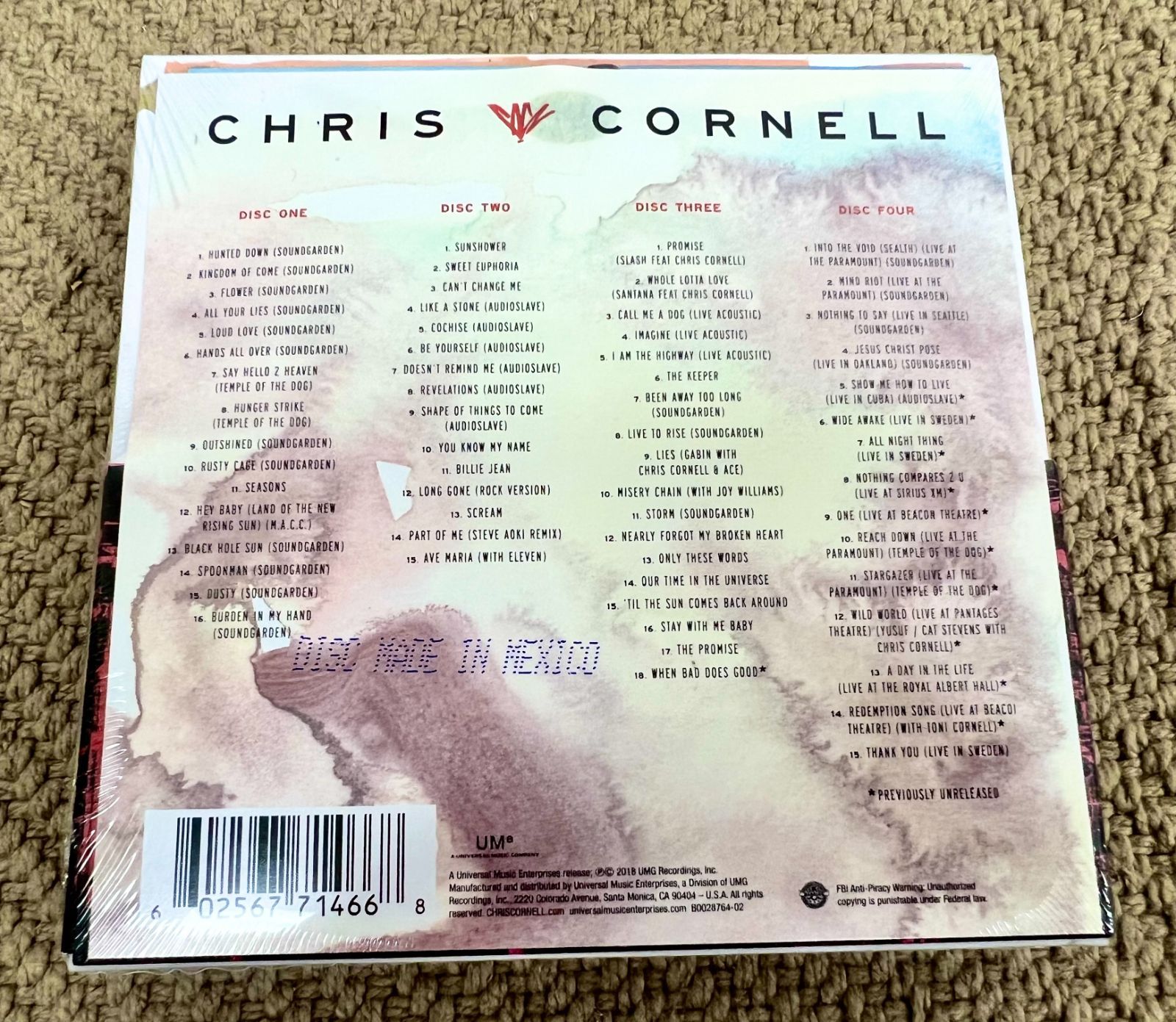 CHRIS CORNELL (DELUXE EDITION) (4CD 限定盤)】クリス・コーネル 