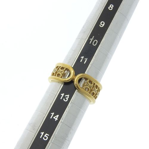 CELINE(セリーヌ) トリオンフ マルチリング 46V386BRA.35OR(2024