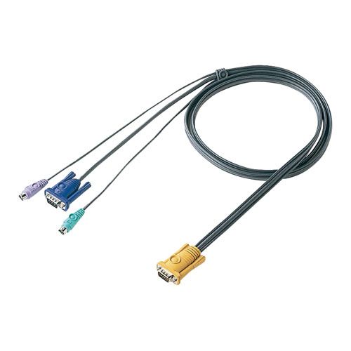 5個セット サンワサプライ パソコン自動切替器用ケーブル 1.8m SW-KLP180NX5