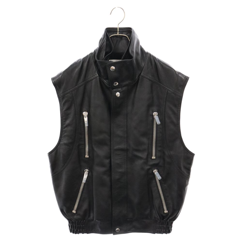 CELINE (セリーヌ) 22AW SLEEVELESS JACKET IN SOFT LAMBSKIN