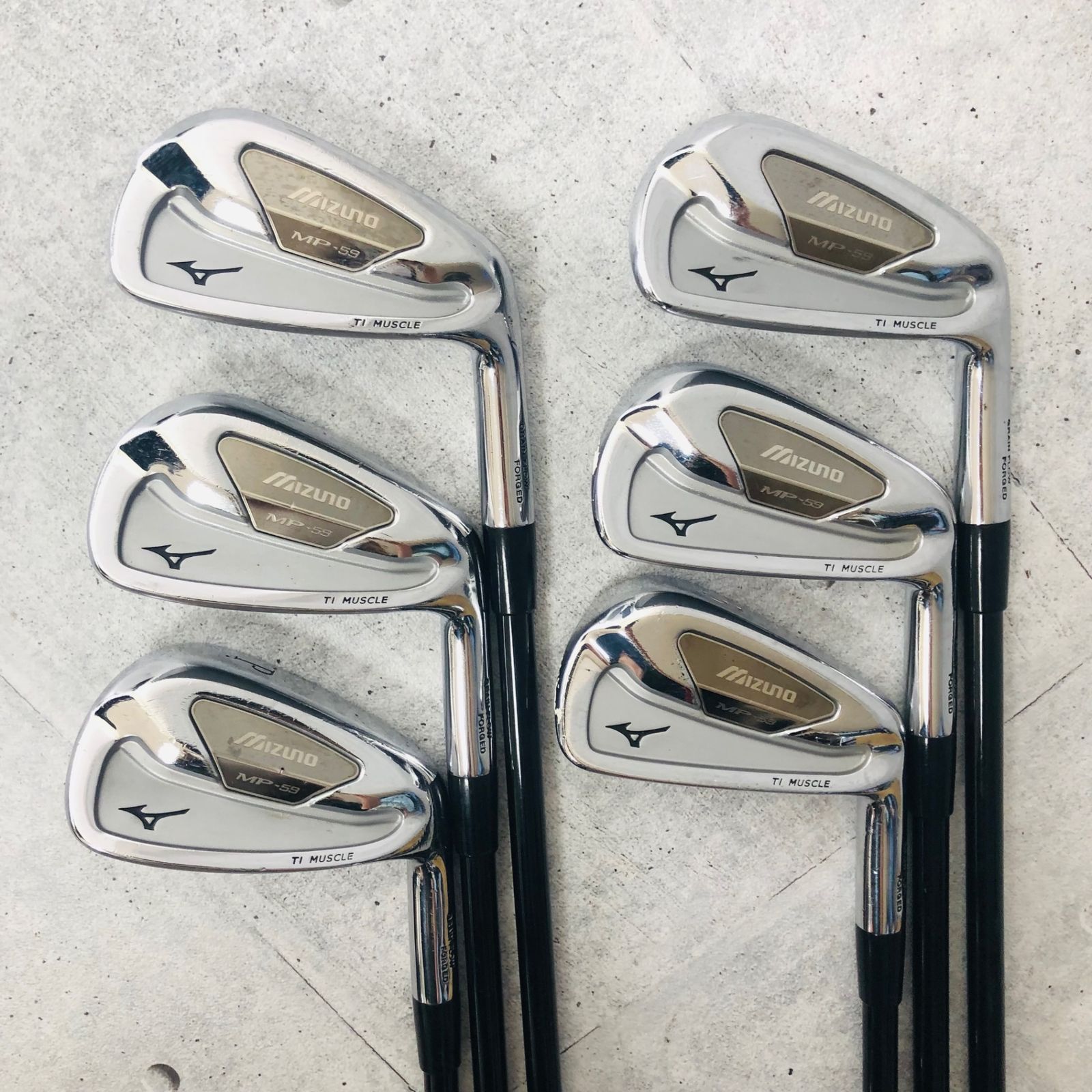 MIZUNO ミズノ MP-59 6本 メンズ ゴルフ クラブ セット 入門 右利き