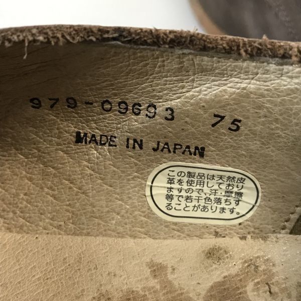 Made in Japan☆TK/タケオキクチ☆本革/ヌバックレザー/ブローグ
