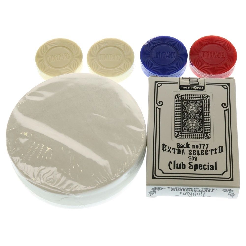 VINTAGE ヴィンテージ 96s LAST ORGY × TINY PANX YESTERMORROW TEE ラストオージー タイニーパンクス 5周年記念 イエスターモロー 圧縮 半袖Tシャツ カジノセット ホワイト