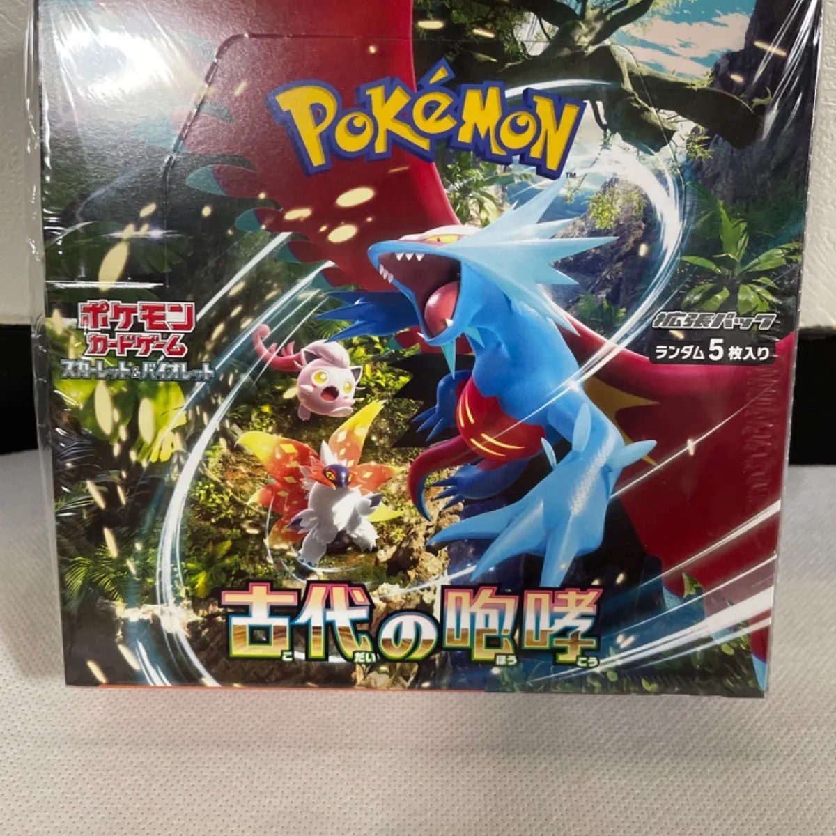 新品未開封 ポケモンカード 古代の咆哮 BOX シュリンク付き 箱潰れあり 