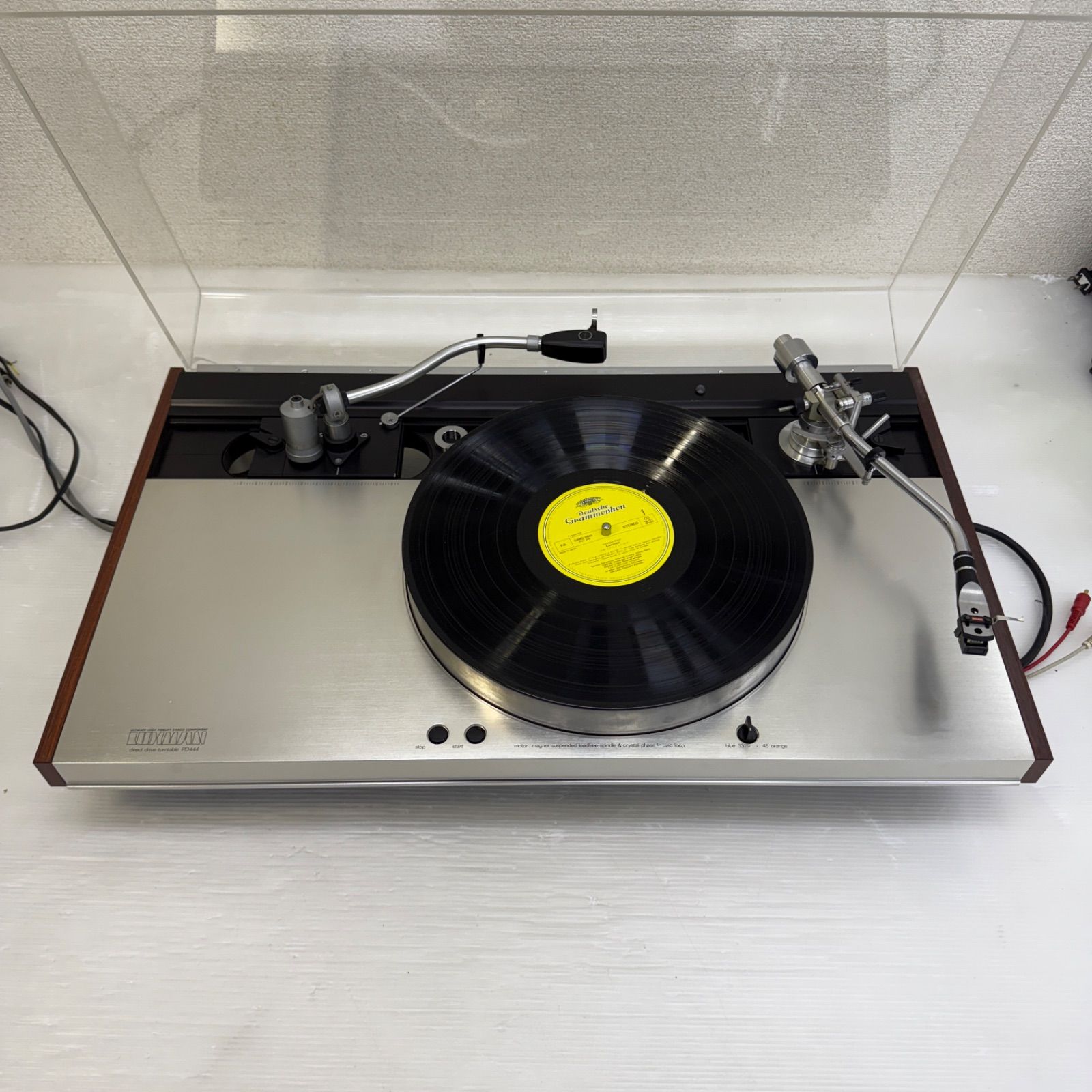 ラックスマン ターンテーブル PD444 レコード オーディオ機器 LUXMAN レコード針 MICRO M95ED Ortofon SPU 73万番台
