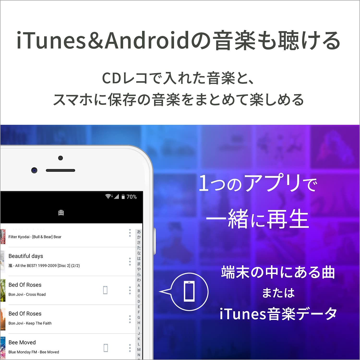 スマホ CD取り込み