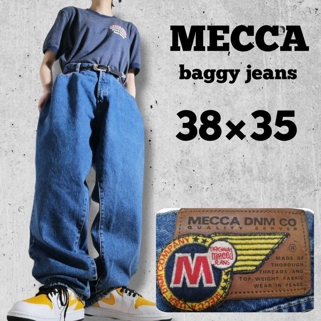90s MECCA メッカ バギーパンツ 極太デニム W38 /3615B11 - メルカリ