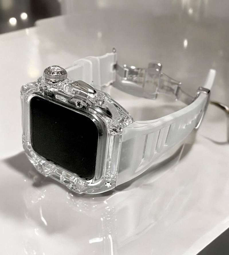 アップルウォッチケース 互換性対応 カスタム カバー 保護 ギフト 44 45 46 49 キラキラ ベルト バンド セット series4 5 6 7 8 9 se1 2 3 Ultra 1 2 3 YGJ