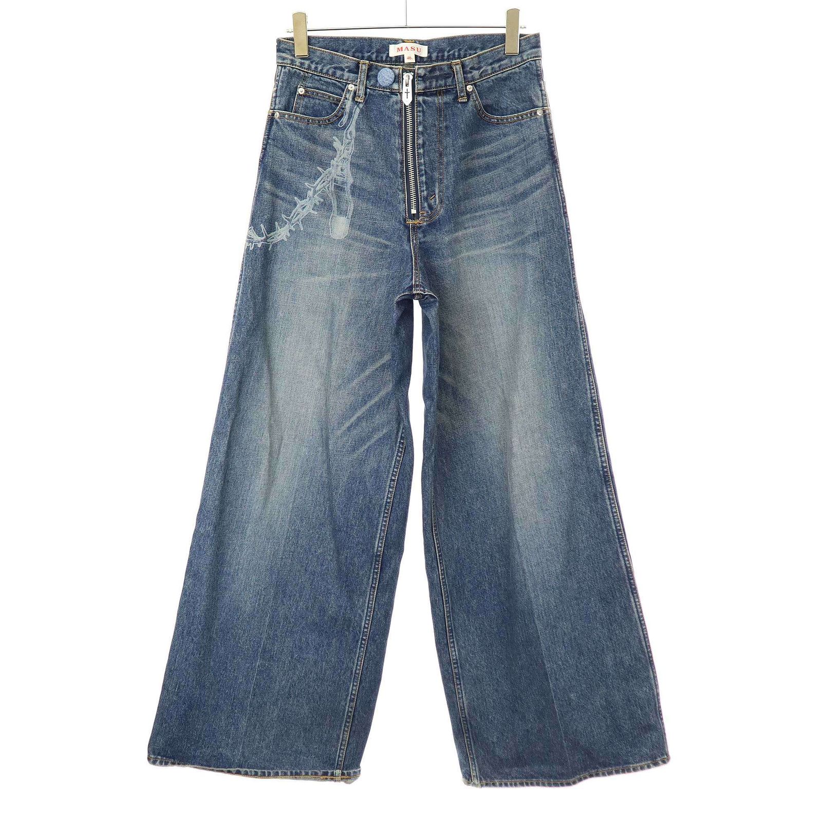 MASU エムエーエスユー MASUBOYS BAGGY JEANS バギーデニムパンツ MBS-PT0523C インディゴ 46 - メルカリ