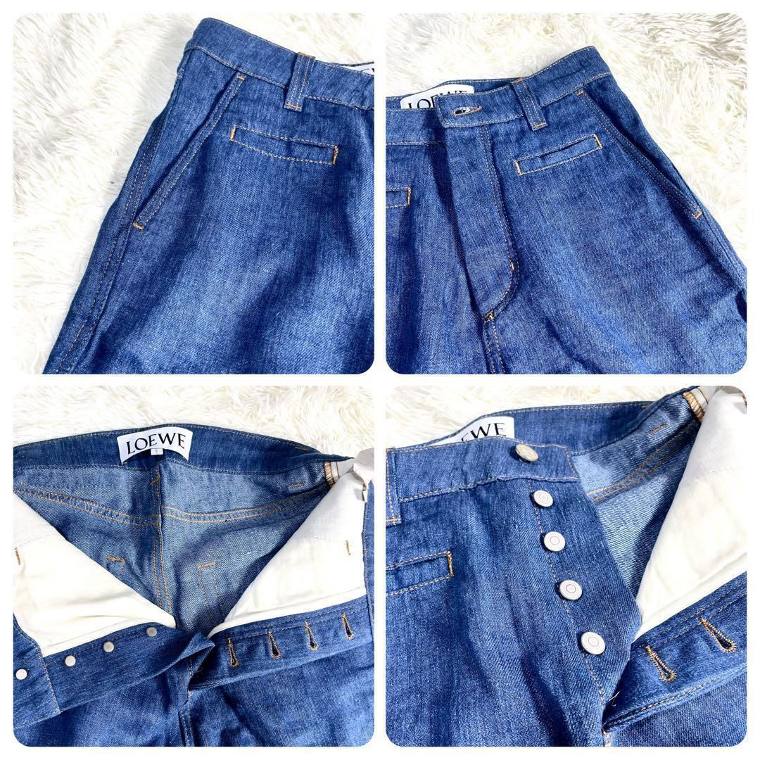 ロエベ LOEWE デニム パンツ マッキントッシュ フィッシャーマン 18AW レディース ジーンズ ジーパン WWW_MORNINGWALKER_COM