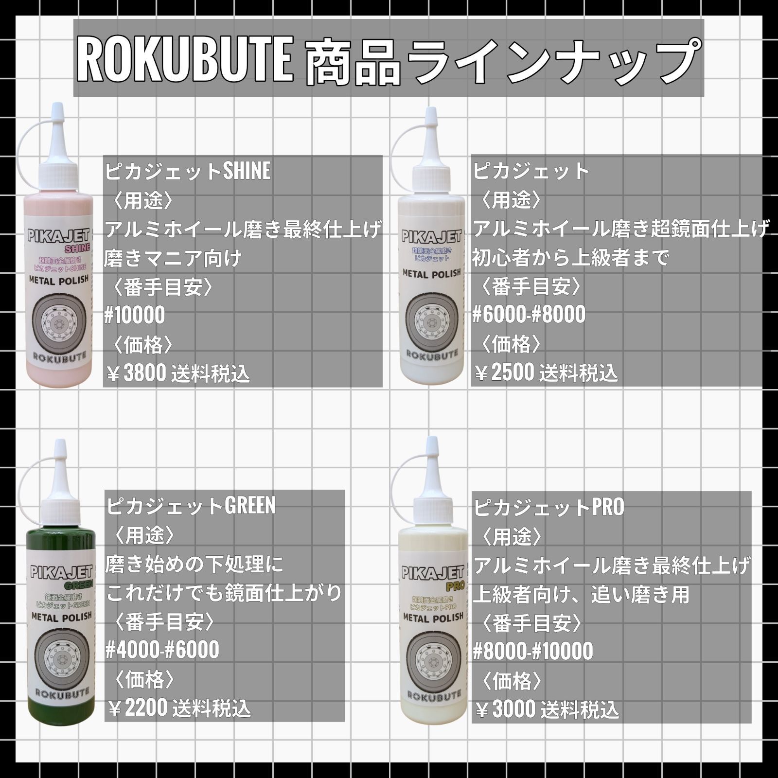助部衛ピカジェットピカジェットGREEN ピカジェットSHINEふきとり粉 アルミ磨きの最高峰級！ピカジェットSHINE 200mlふきとり粉付き