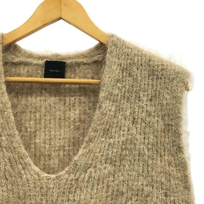 アルパカ混ニットベスト ベージュ　新品未使用　スピックアンドスパン Spick & Span（スピックアンドスパン）の「#ハミルトンアルパカ混