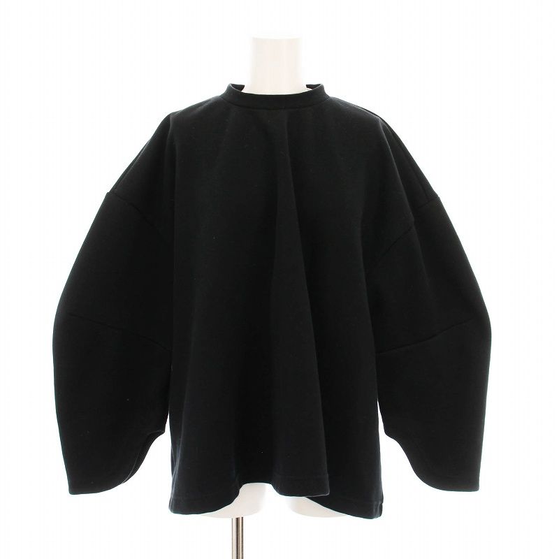 エンフォルド ENFOLD VASE PULLOVER スウェット トレーナー 長袖 38 黒 300GS980-0790 /YM レディース エンフォルド ENFOLD VASE PULLOVER スウェット トレーナー 長袖