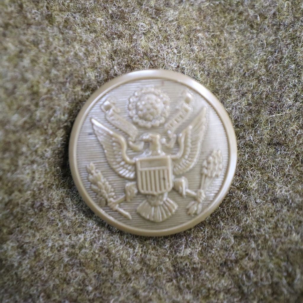 40年代 米軍実物 U.S.ARMY メルトンウール オフィサーオーバーコート