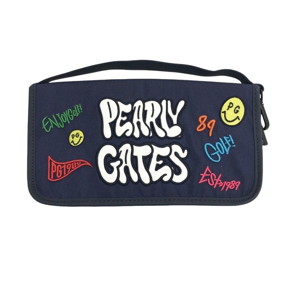 PEARLY GATES パーリーゲイツ 2024年モデル マルチホルダー ニコちゃん  ネイビー系  [240101279141] ゴルフウェア ストスト