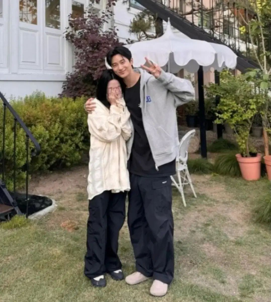 ADER ERROR デカル フーディー ジップアップ グレー A3