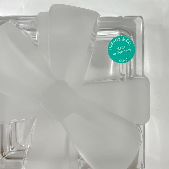【未使用品】ティファニー　クリスタルのリボンボックス Tiffany & Co. - 【未使用品】ティファニー クリスタルのリボン
