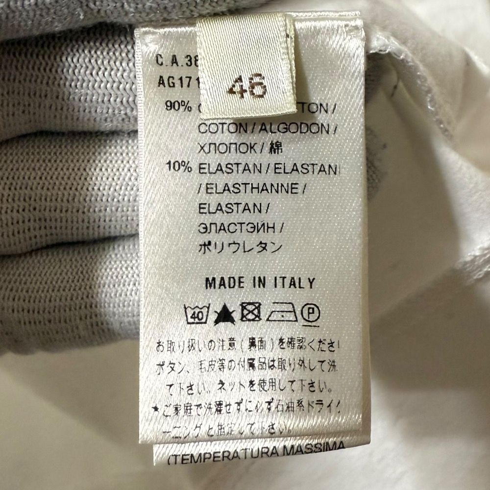 Agnona - 未使用 AGNONA アニオナ 半袖 スキッパーシャツ ブラウス 46 ホワイト レディース 古着 中古 USED 未使用 AGNONA アニオナ 半袖 スキッパーシャツ ブラウス 46