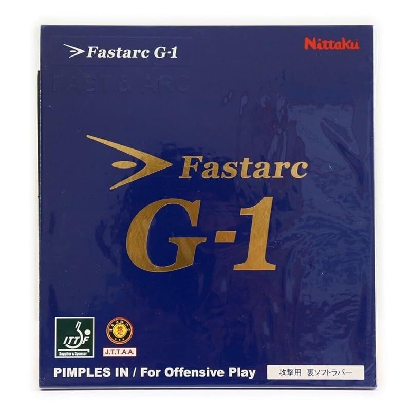 ニッタク(Nittaku) 卓球 ラバー ファスタークG-1 裏ソフト テンション ブラック 中 NR8702 0