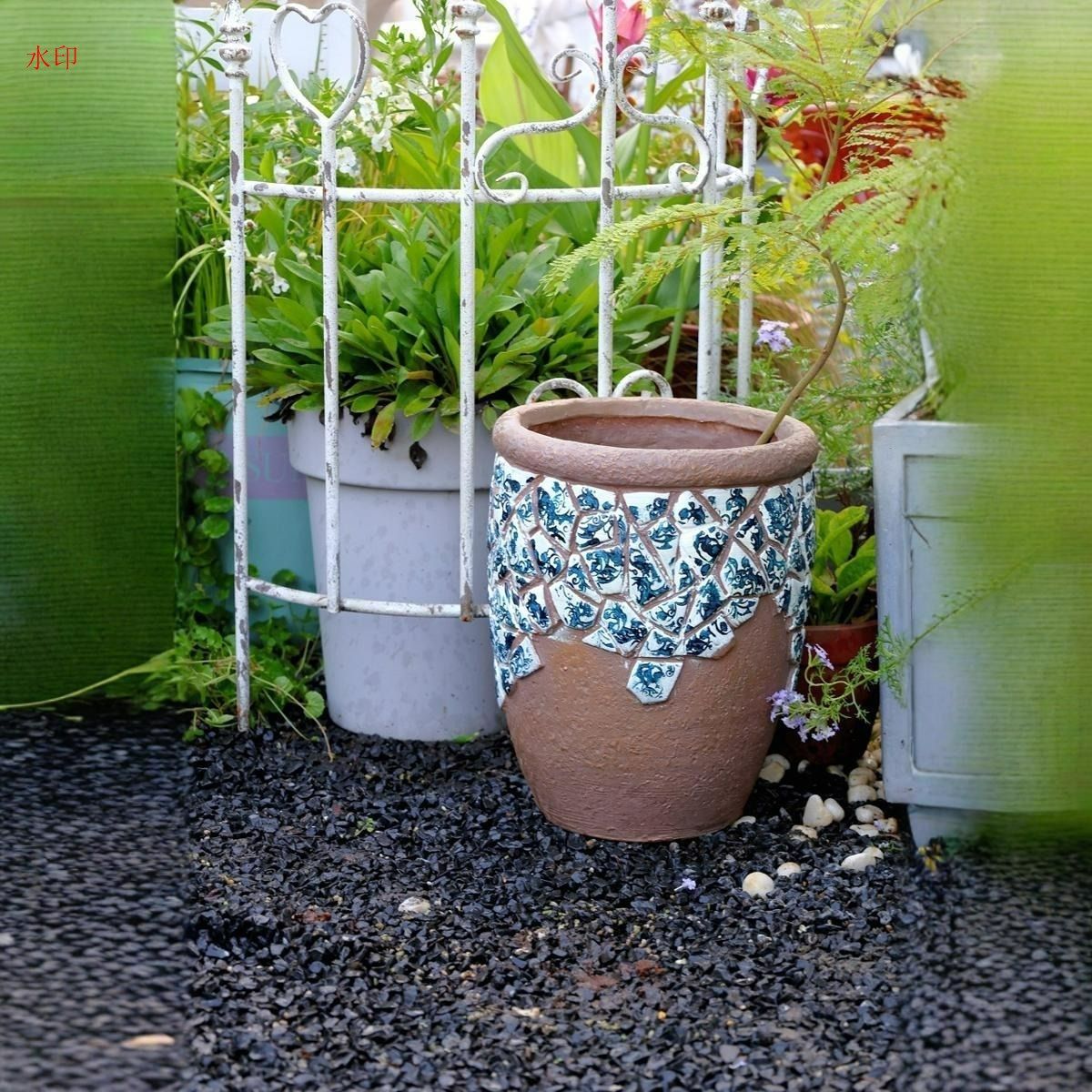 ブルー ヴィンテージ調