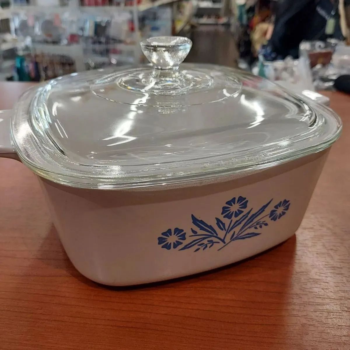 CORNING WARE コーニングウェア 蓋付き キャセロール ブルーフラワー