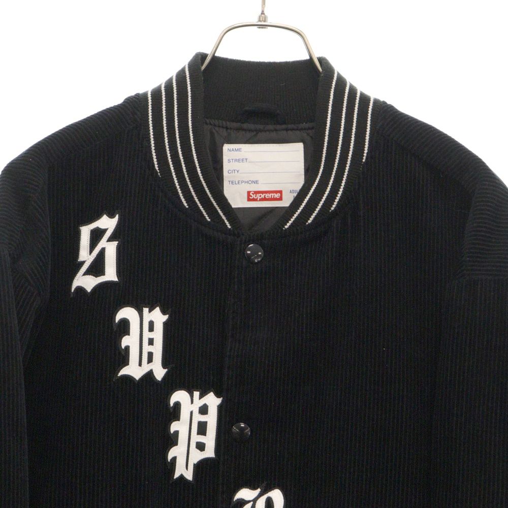 SUPREME (シュプリーム) 18SS Old English Corduroy Varsity SUPREME (シュプリーム) 18SS Old English Corduroy Varsity