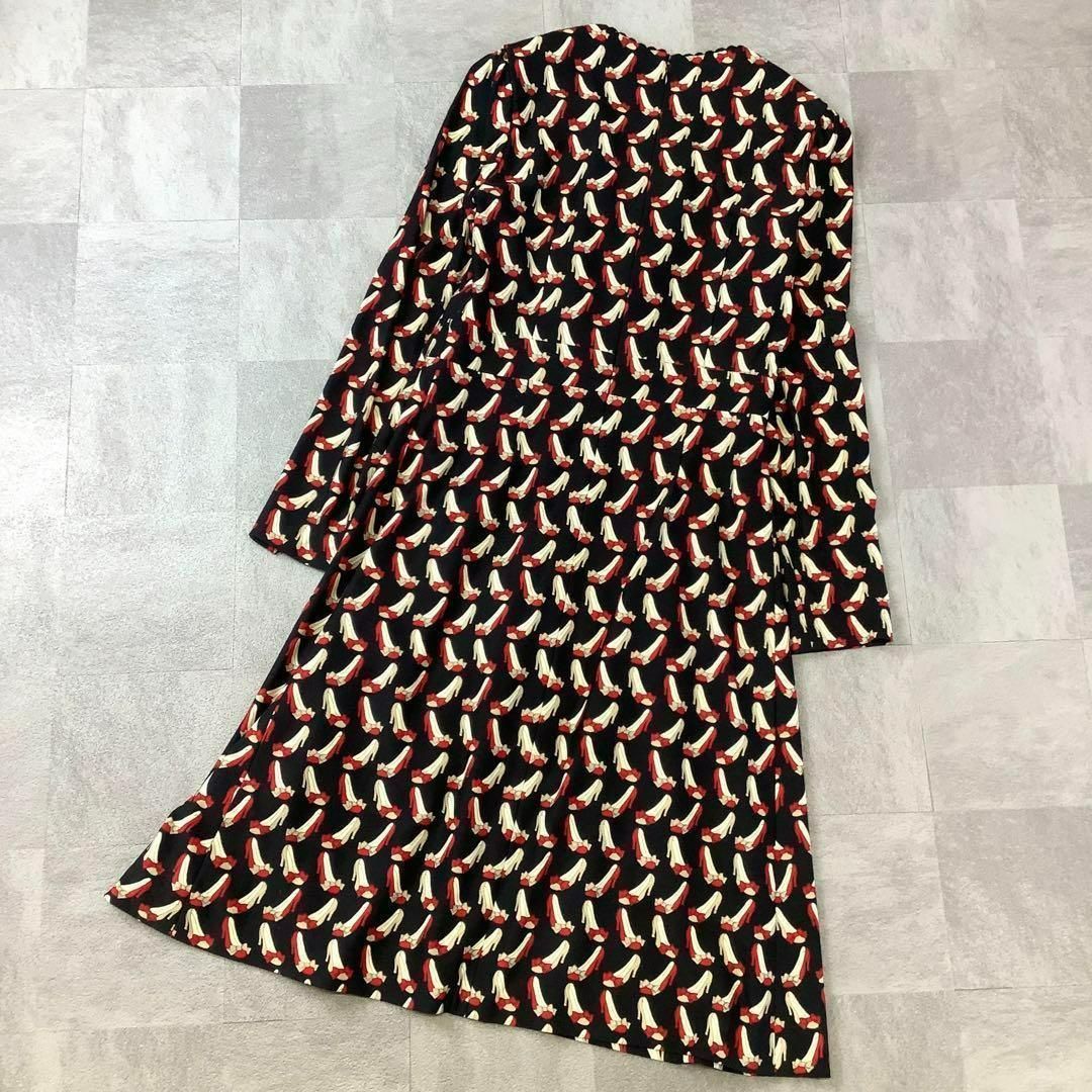 デザイン M’sGRACY エムズグレイシー パンプス総柄 ワンピース