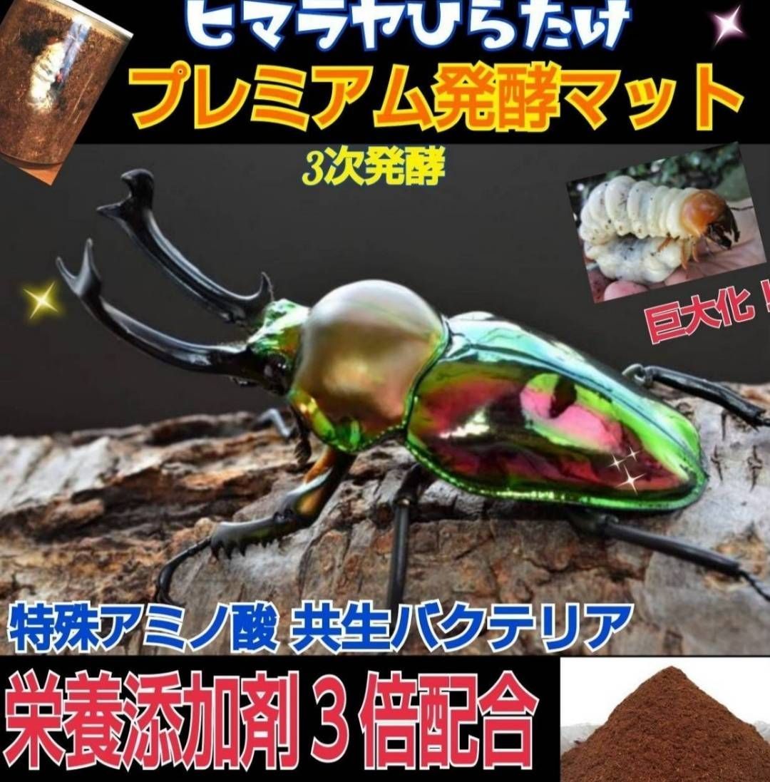 ミヤマクワガタ、ノコギリ幼虫に抜群！800mlボトル入プレミアム発酵マット40本 ミヤマクワガタ、ノコギリに抜群！プレミアム3次発酵マット☆特殊