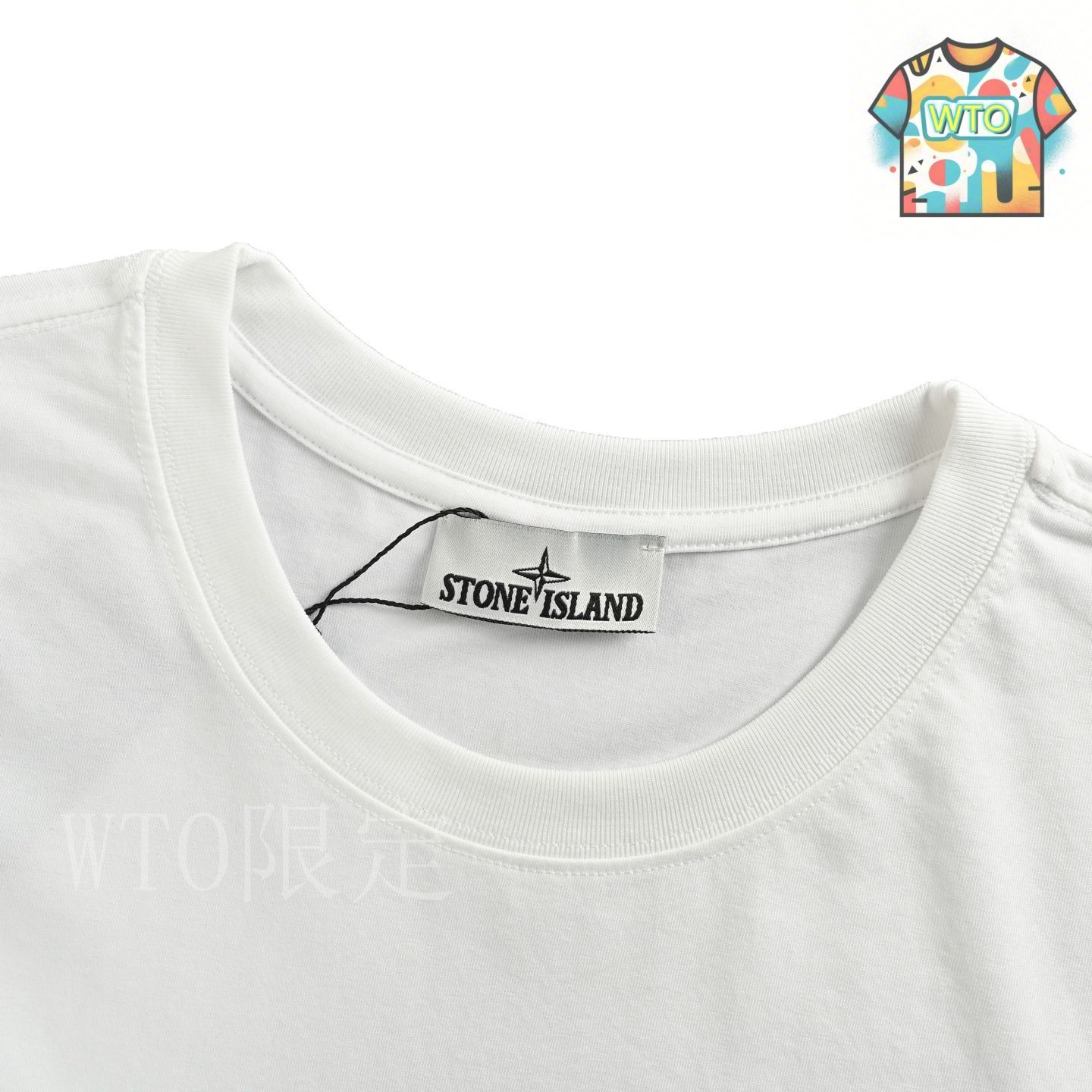 【STONE 】ストーンアイランド ロゴプリント Tシャツ 23ss夏のトレンド STONE ISLAND スーパーコピー Tシャツ