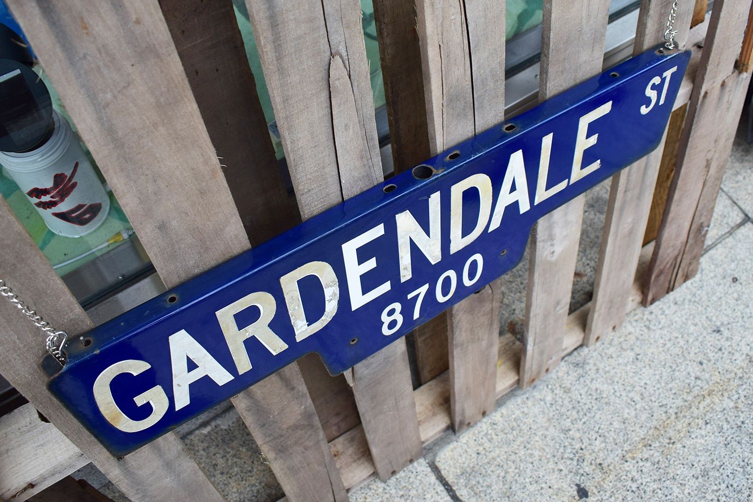 ヴィンテージ 看板 GARDENDALE-ST ストリート サイン アメリカン雑貨 アメ雑 ロードサイン