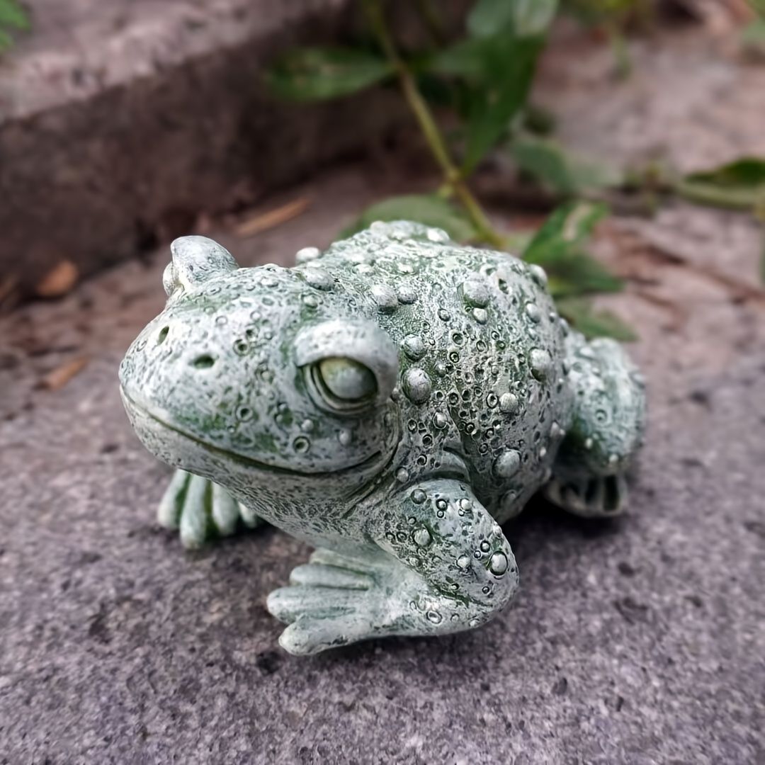 置物 オブジェ ガーデンオーナメント カエル かえる ガマガエル リアル