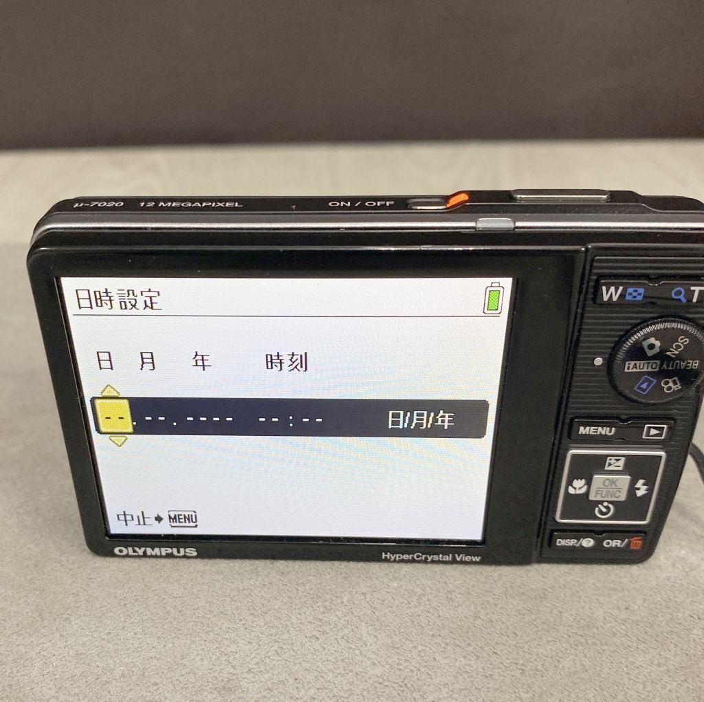 OLYMPUS ミュー7020 SILVER 動作確認済み】OLYMPUS μ-7020 デジタル