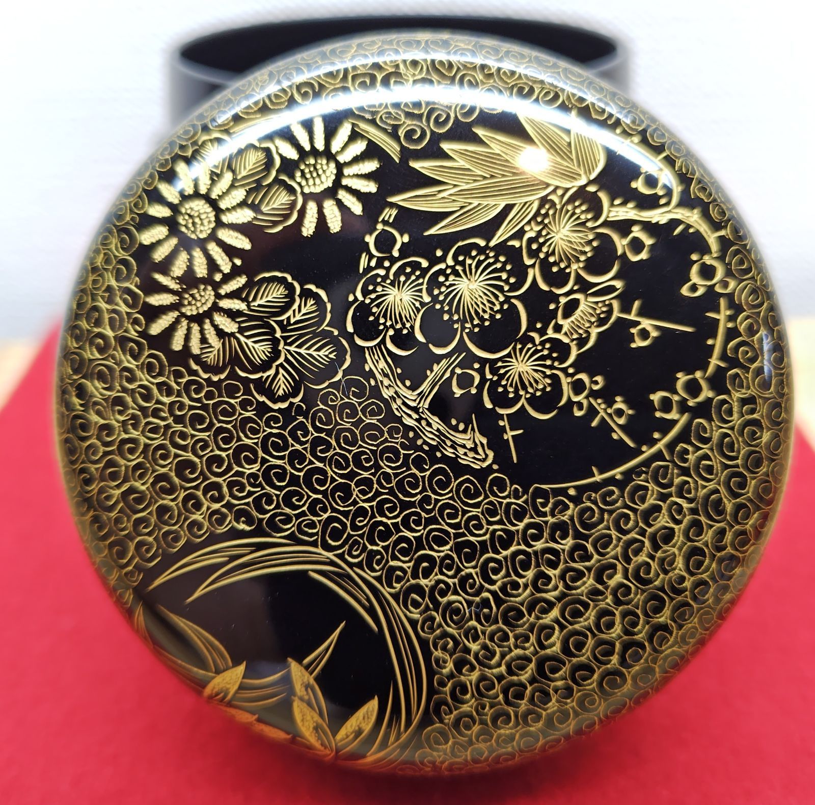 花の丸四君子蒔絵