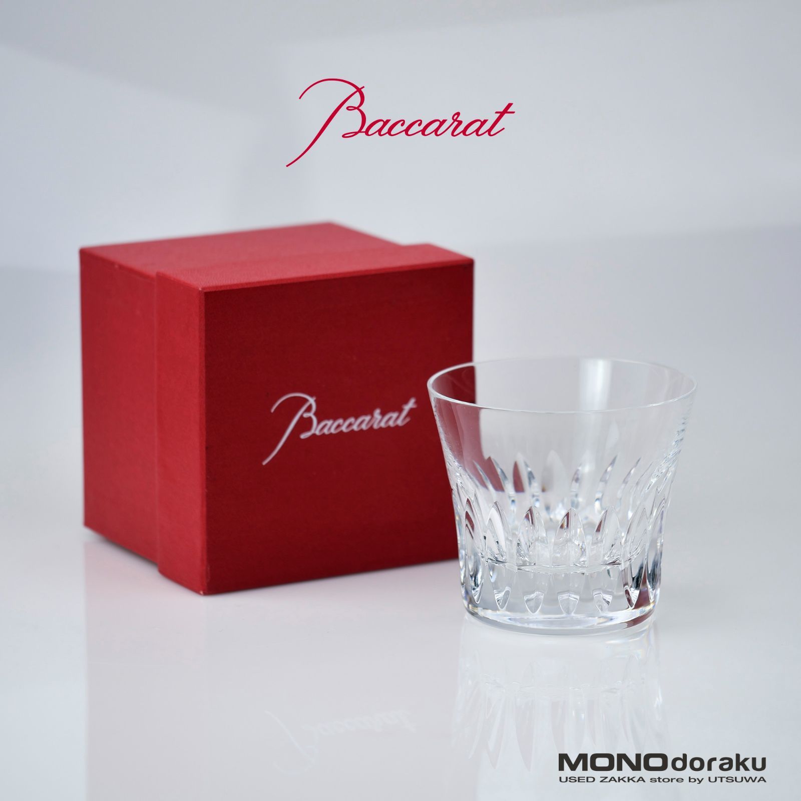 バカラ ローザ Baccarat Rosa イヤータンブラー2015 ロックグラス 美品