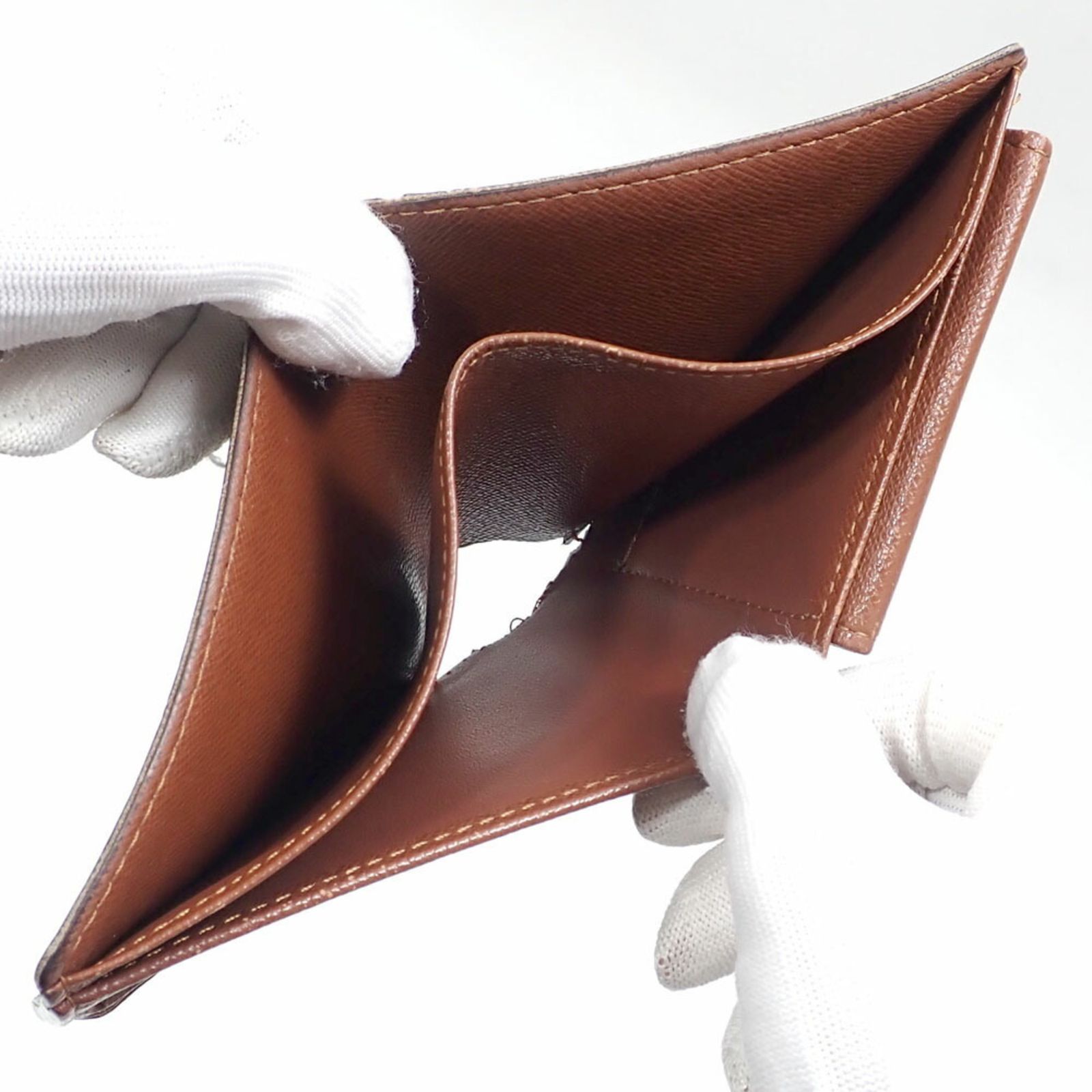 LOUIS VUITTON ルイ・ヴィトン ポルトフォイユ ジョイ ダミエエベヌ 三