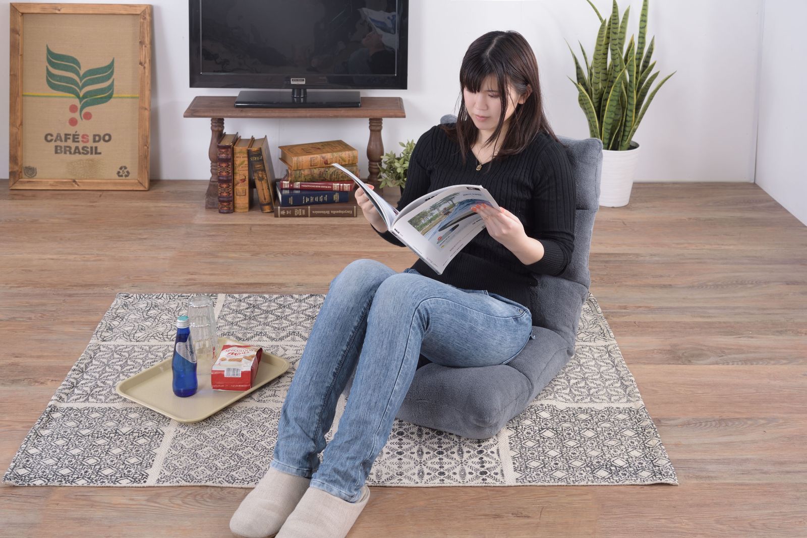 ソファ　ソファー　リクライニング　2人掛け　座椅子　もこもこ　ブラウン 送料無料 定価30％off もこもこリクライナー ブラウン 座椅子 ソファー