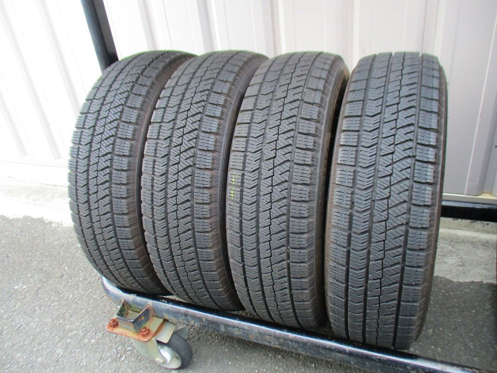 155|65R14 75Q ブリヂストン BLIZZAK VRX2 スタッドレス 2021年製 4本 送料込 T60840825 インボイス領収書発行