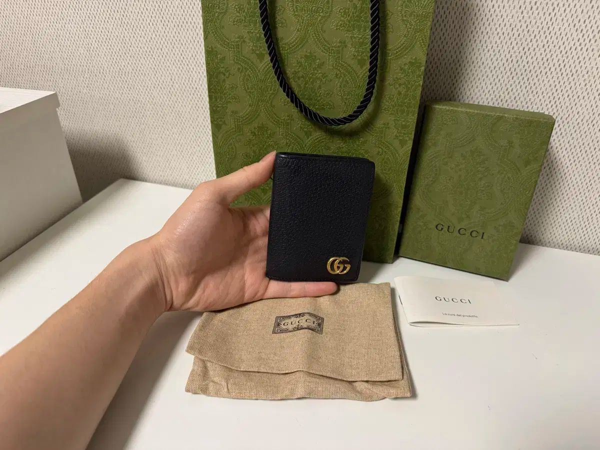付属品完備 GUCCI グッチ gg マーモント オーガナイザー 財布 カードウォレット