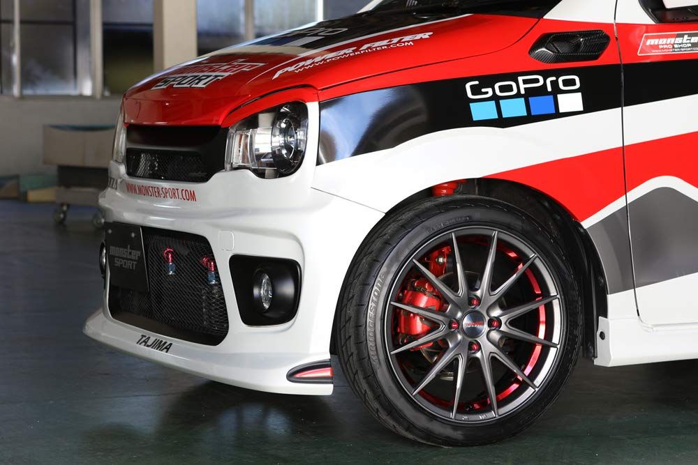 MONSTER SPORT ヘプタゴンホイールナット Type-2 M12×P1.25 16個セット ライトガンメタ 軽自動車 コンパクトカー スズキ 日産 スバル他用 ホイールナット 684516-0020GM